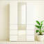 Armoire modulaire en bois avec miroir Elise