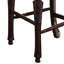 Tabourets à hauteur de comptoir avec garniture cloutée