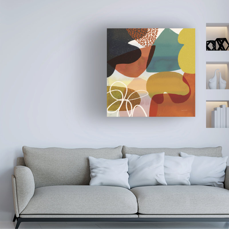 Art mural sur toile bolivien Cheryl Warrick Variété VI, H 35 po x l 35 po
