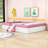 Upholstered Daybed with Fence and Stairs-1062770110