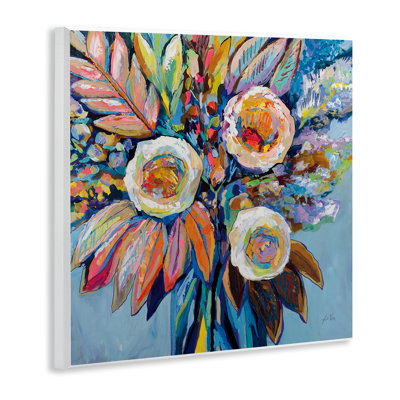 «Wonderment Bold Bouquet», art mural sur bois par Jeanette Vertentes
