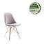 Chaise d'appoint rembourrée en velours Lougenia-1723725724