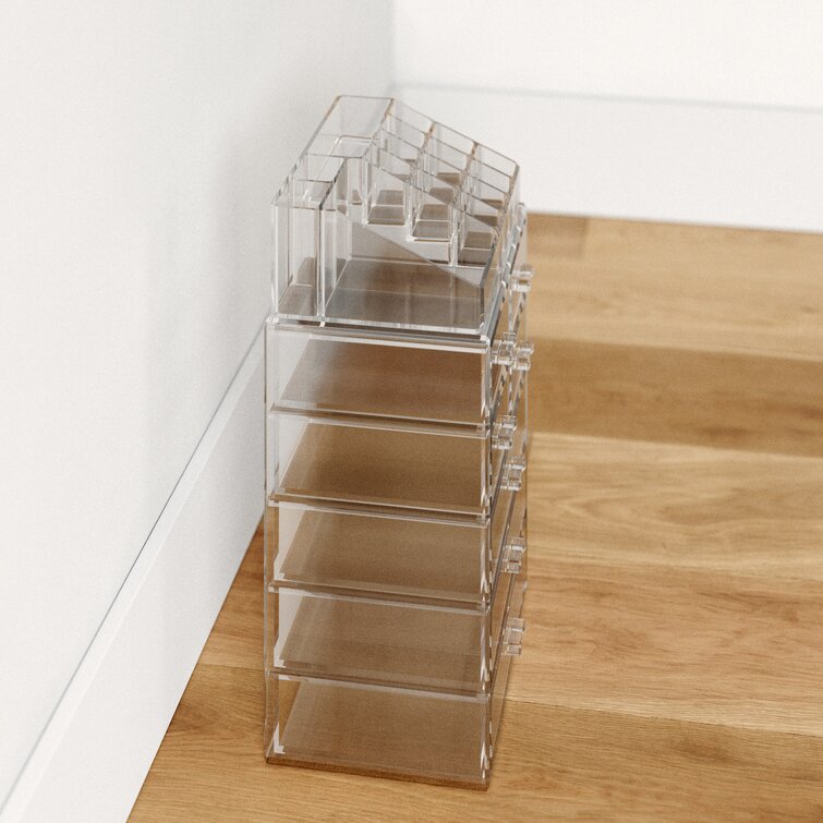 Rebrilliant Elizabeth-Marie Acrylic 7 Compartment Makeup Organizer