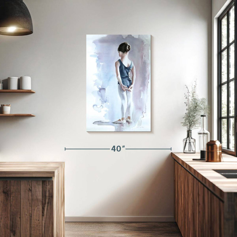 Enn First Day At Ballet, H 36 po x l 24 po