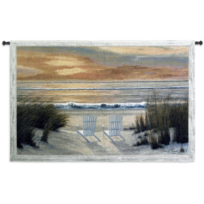 Tapisserie soleil, paysage urbain, paysage marin