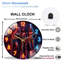 Horloge murale moderne en verre 12 po