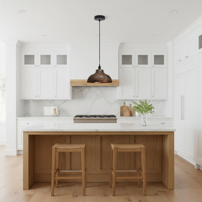 Luminaire suspendu industriel en métal avec cordon réglable Curvy, plafonnier suspendu rétro avec base E26 pour îlot de cuisine, salle à manger, éclairage café