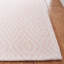 Martha Stewart 484 Cotton Geometric Rug in Pink/Ivory-73725377