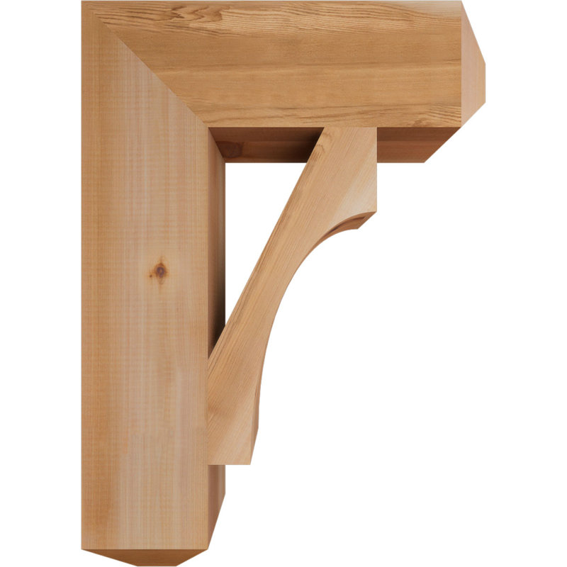 Support Westlake Craftsman, H 28 po x l 5,5 po x P 20 po, Cèdre rouge de l'Ouest, Lisse
