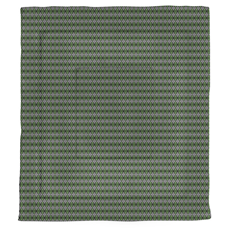 Édredon réversible simple Katelyn Elizabeth, Édredon grand, Noir / Vert