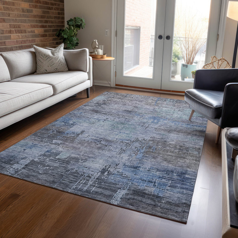Tapis intérieur / extérieur gris Thornyx, 3 pi x 5 pi