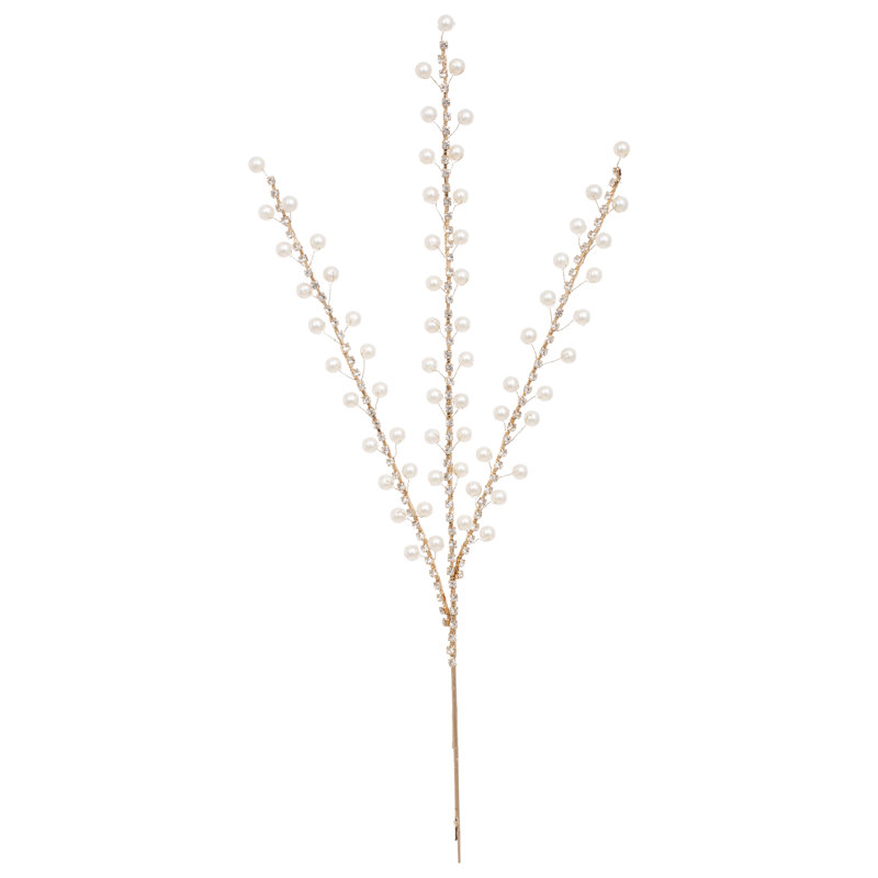 Classic Pearl Berry Spray, 32.5 Inches