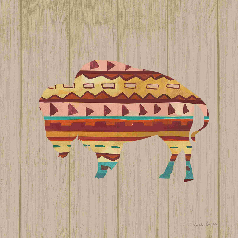 Southwestern Vibes II sur noyer, H 20 po x l 20 po, Non, Cadre simple argenté