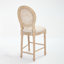 Chaise longue de bar rembourrée 26 po French Country