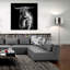 «Hippy Highland Cow» par Epic Portfolio, art mural en verre acrylique-1941429805