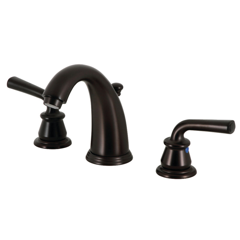 Robinet de salle de bain espacé Kingston, Bronze huilé
