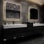 Meuble-lavabo mural double 114 po Albizu-69316067