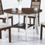 Ensemble de table ronde avec 4 chaises