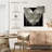 Hardie Big Hearted Silver On Black-109366992