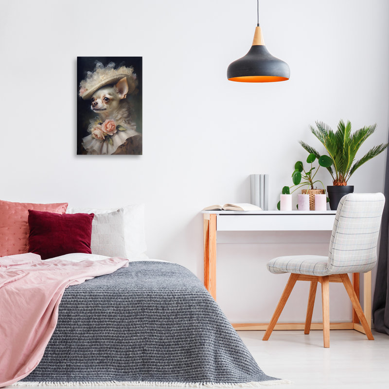 Toile de chihuahua classique, design par Wumples, H 24 po x l 16 po