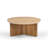 Pawnee - Modern Travertine Round Coffee Table