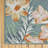 Abani Rugs Liburna Teal Garden Floral Border Indoor/Outdoor Area Rug-254766496