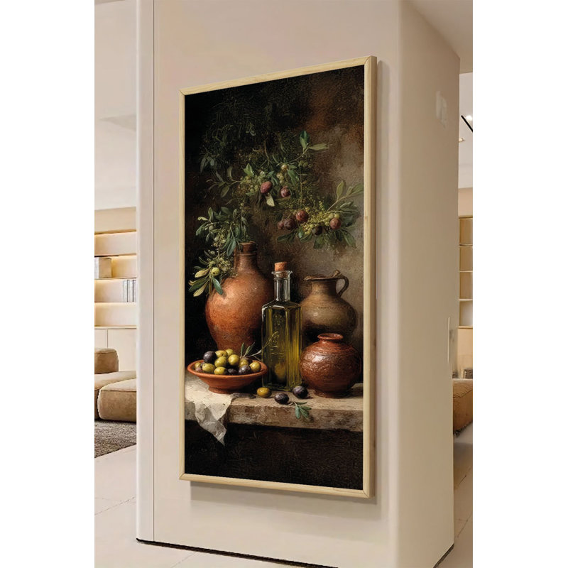 Élégante peinture encadrée décorative, 47,2 po x 19,7 po | Cadre 100% bois massif (épaisseur: 0,8 pouce) et œuvre d'art en panneau de fibres à densité moyenne 100% (épaisseur: 0,1 pouce) | Impression numérique époustouflante pour le salon, le bureau et la maison