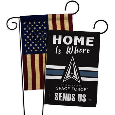 Double Sided 18.5'' H x 13'' W Polyester Garden Flag