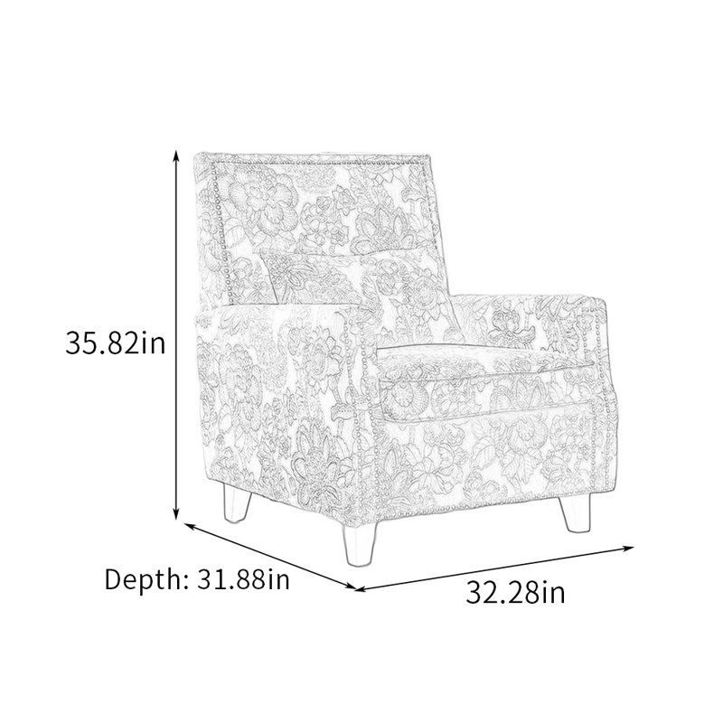 Fauteuil inclinable au design rétro et ergonomique, Mélange de polyester rouge
