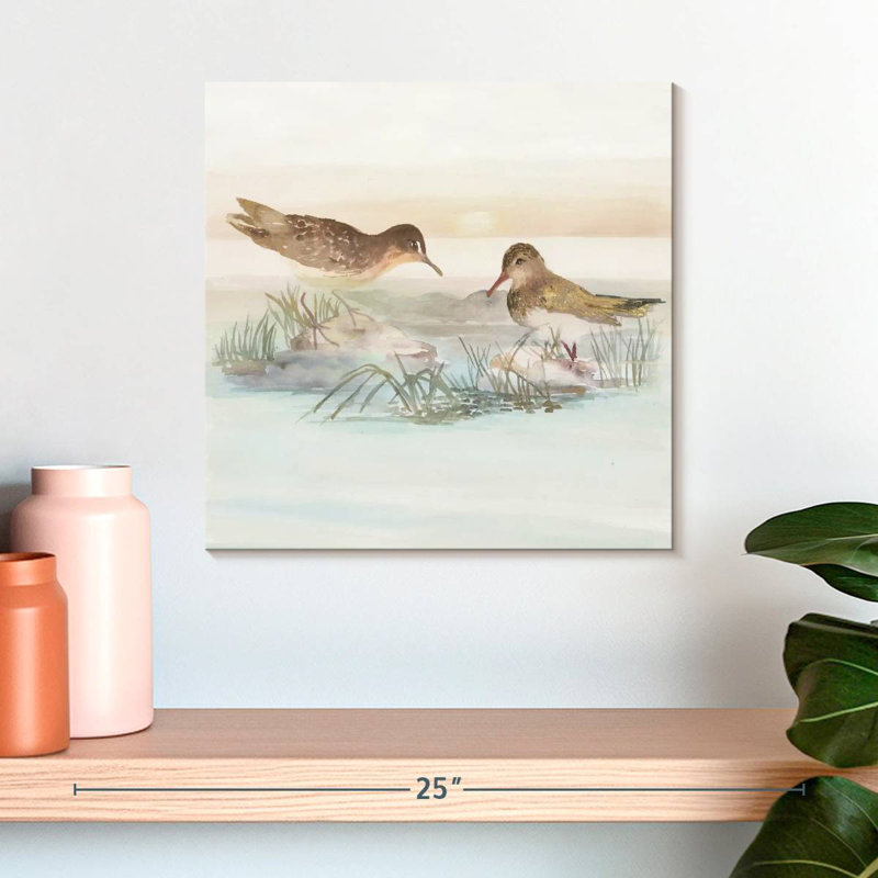 Crowle Beachside Birds IV, 16" H x 16" W