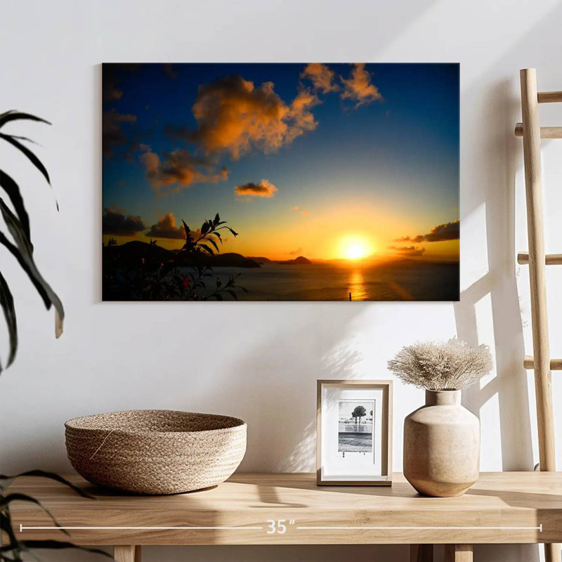 Gillard British Virgin Islands Sunset, 16" H x 24" W