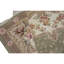 Hand Knotted Oriental Area Rug in Light Green And Ivory