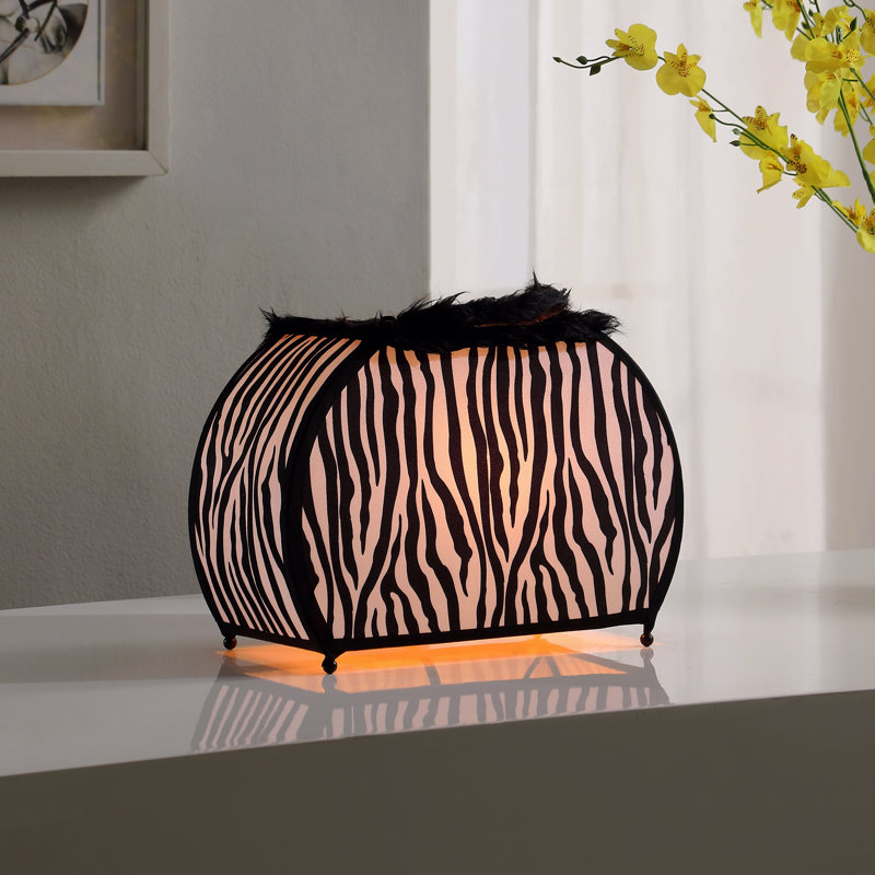 Porte-monnaie à imprimé animal avec lampe noire