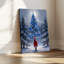 «Winter Snowy Tree», art mural sur toile-1368845794