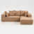Tissu brun est en rupture de stock