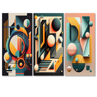 Chinere On Canvas 3 Pieces Print