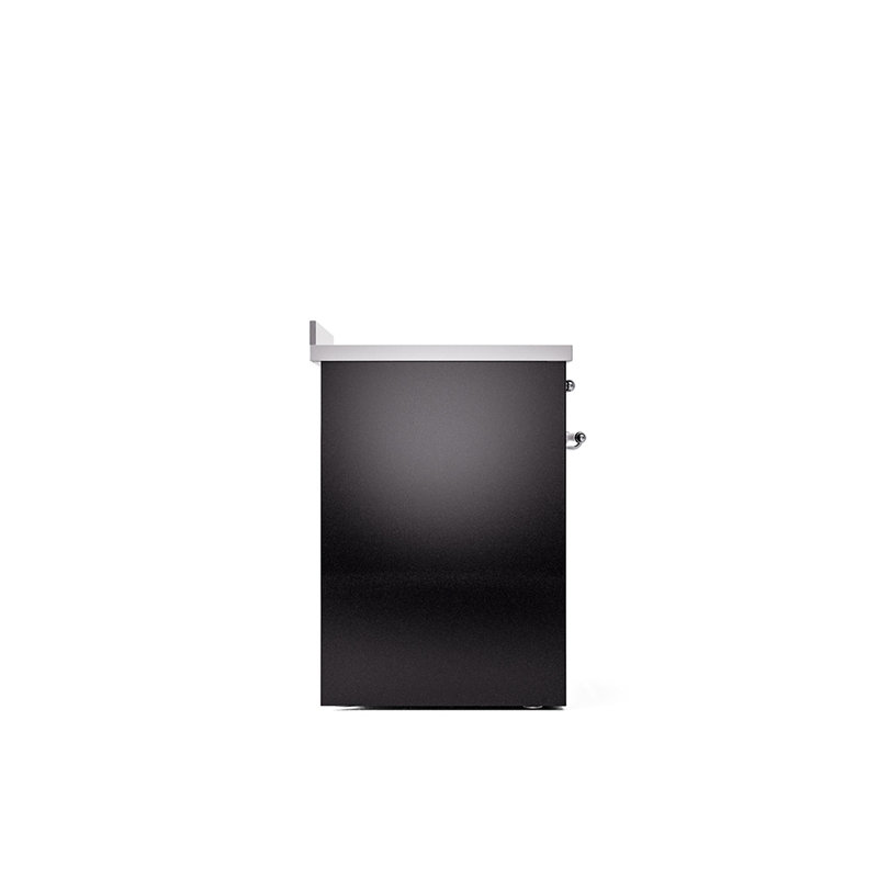 ILVE Nostalgie II 30 in Induction Range, Glossy Black/Chrome