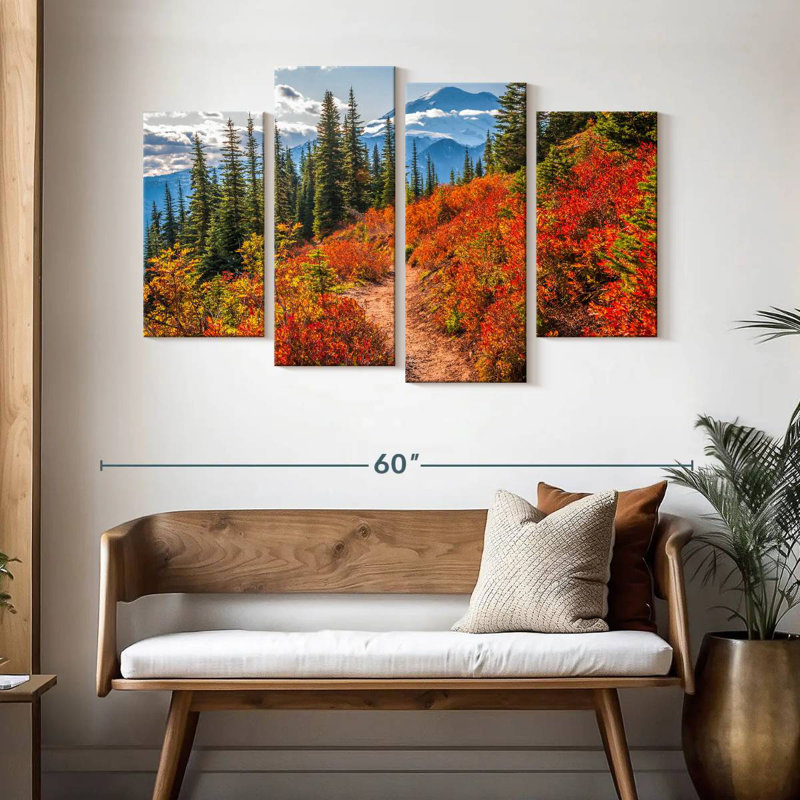 Feuillage d'automne Alvord Mt. Rainier, H 32 po x l 52 po