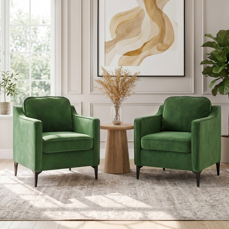 Single Armchair, Green