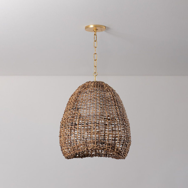 Maester 1 Light Pendant, 19.75" H x 16" W x 16" D