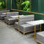 Banc rembourré en similicuir Modern Simple-101750554