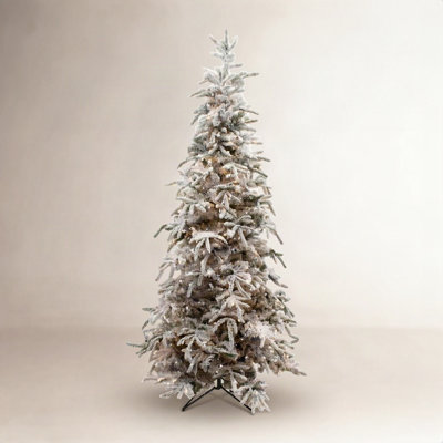 Lighted Artificial Balsam Fir Christmas Tree