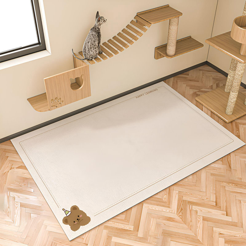 Anti Slip And Scratch Resistant Cat Floor Mat - With A Scratch Resistant And Wear-Resistant Surface, Stable Anti Slip Bottom Layer, A Must-Have For Cat Owning Families