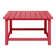 Outdoor 5-Piece Adirondack Chair With Square Coffee Table Conversation Set