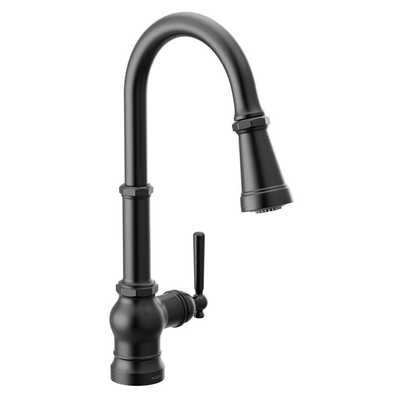 Paterson One-Handle Bar Faucet with Power Clean, Matte Black