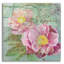  «Peony Garden 1» par Art Licensing Studio, art mural en verre acrylique, 12 po x 12 po