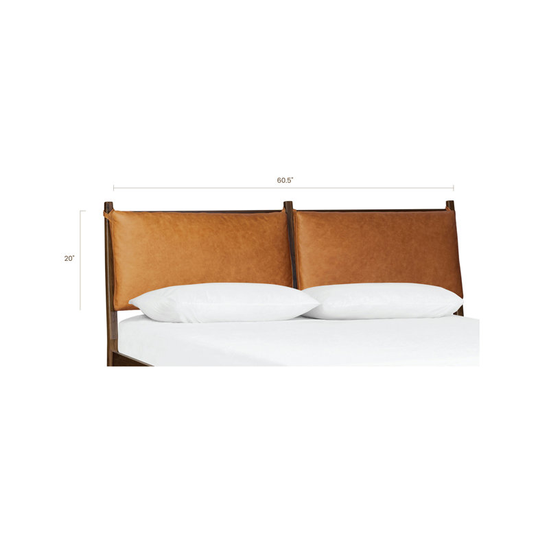 Ensemble de coussin pour tête de lit Truro, Brun clair