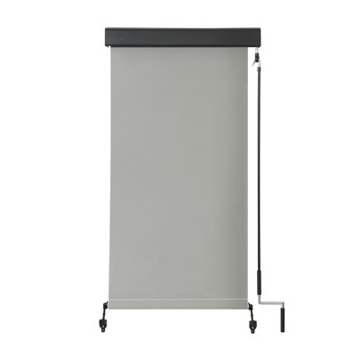Outdoor Semi Sheer Roll-Up Shade