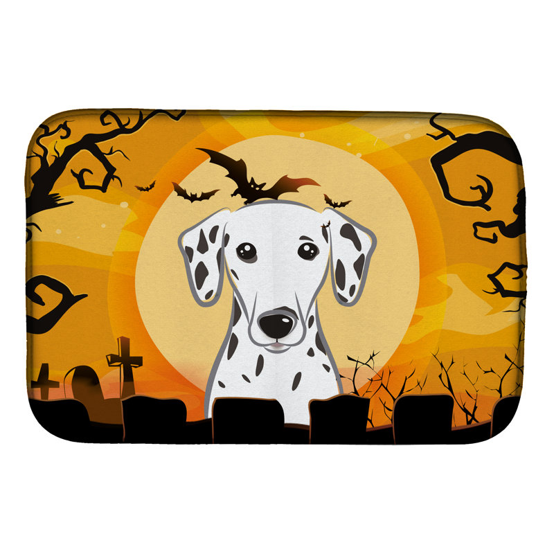 Tapis de séchage halloween dalmatien