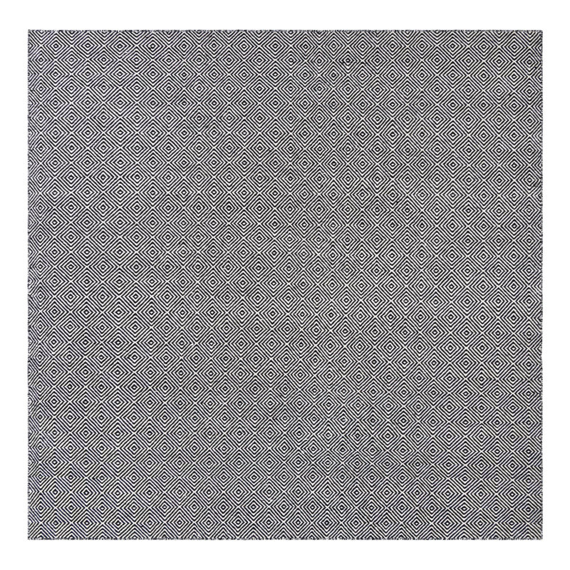 Traetyn Flatweave Wool Indoor Rug, Square 7'10"